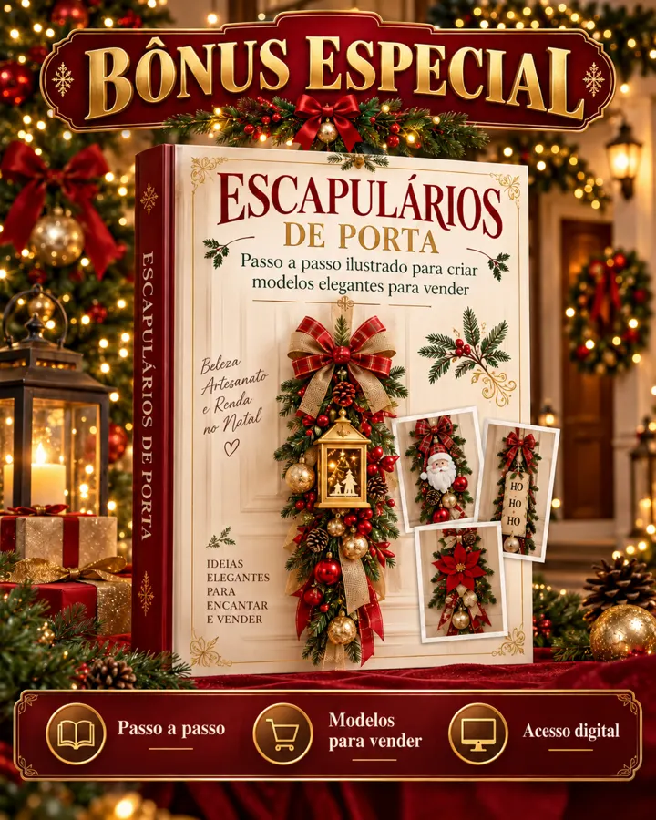 Capa do bônus Escapulários de Porta Natalinos