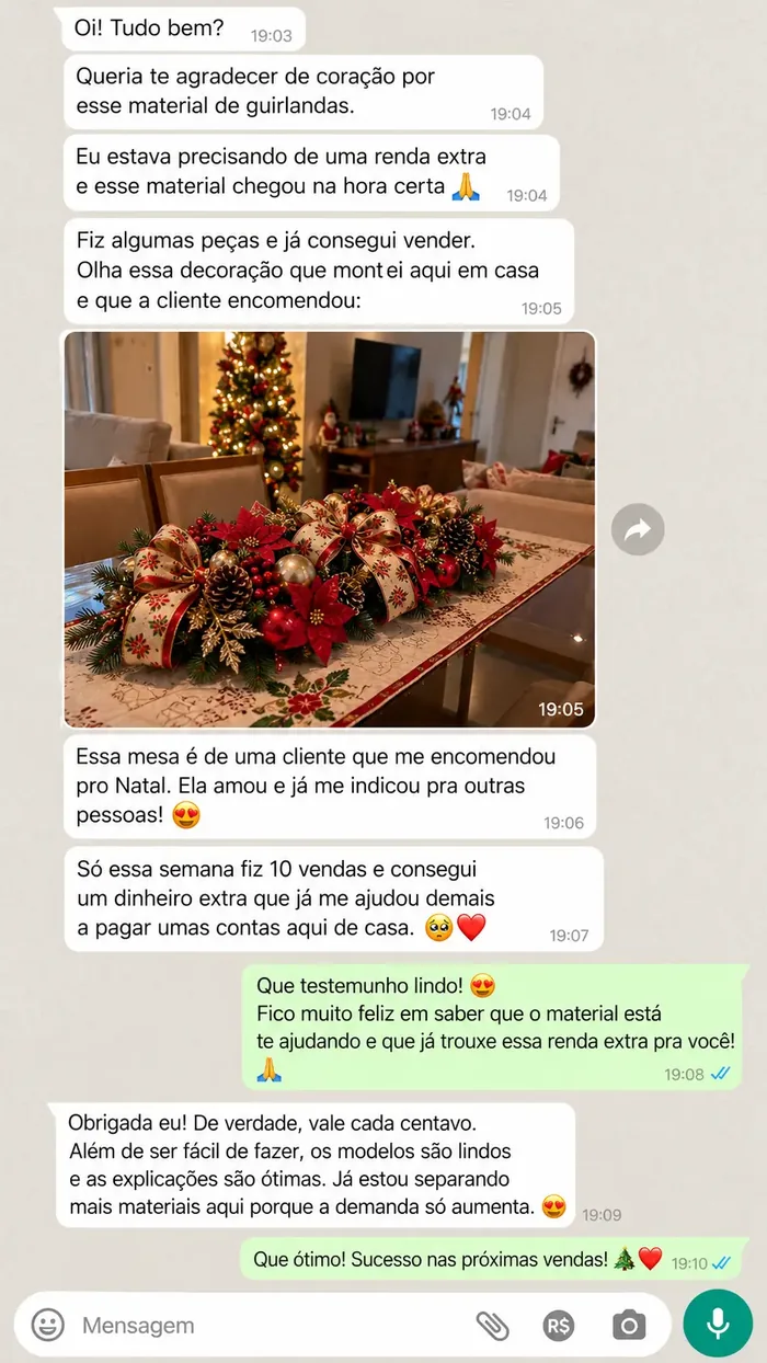 Conversa real de cliente no WhatsApp 7